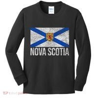 NOVA SCOTIA FLAG CANADA NEW SCOTLAND SALTIRE Kids Long Sleeve Shirt thumb 0