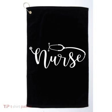 Nurse Stethoscope For Rn Er Nurse Gift Golf Towel