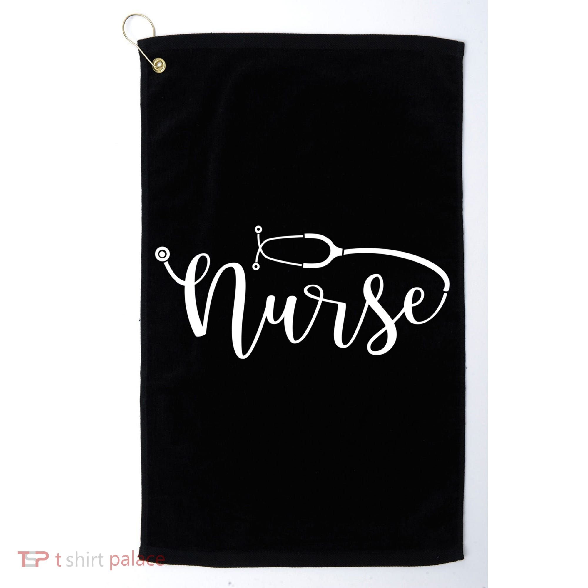 Nurse Stethoscope For Rn Er Nurse Gift Golf Towel