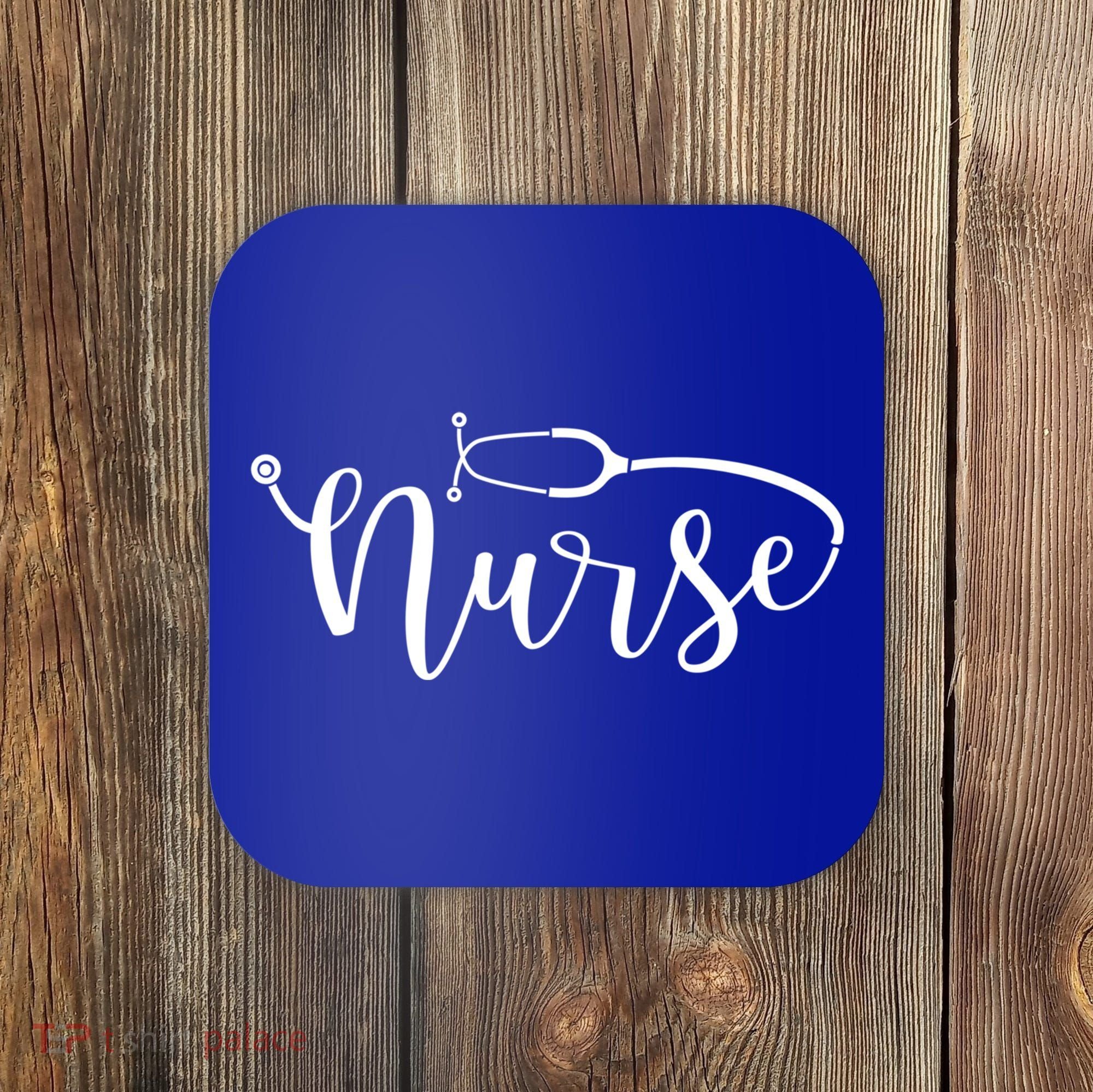 Nurse Stethoscope For Rn Er Nurse Gift Coaster