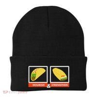 Nourish & Strengthen Funny Lds Taco Burrito Mormon Beanie thumb 0