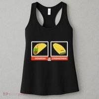 Nourish & Strengthen Funny Lds Taco Burrito Mormon Women's Tank Top thumb 3