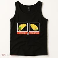 Nourish & Strengthen Funny Lds Taco Burrito Mormon Tank Top thumb 2