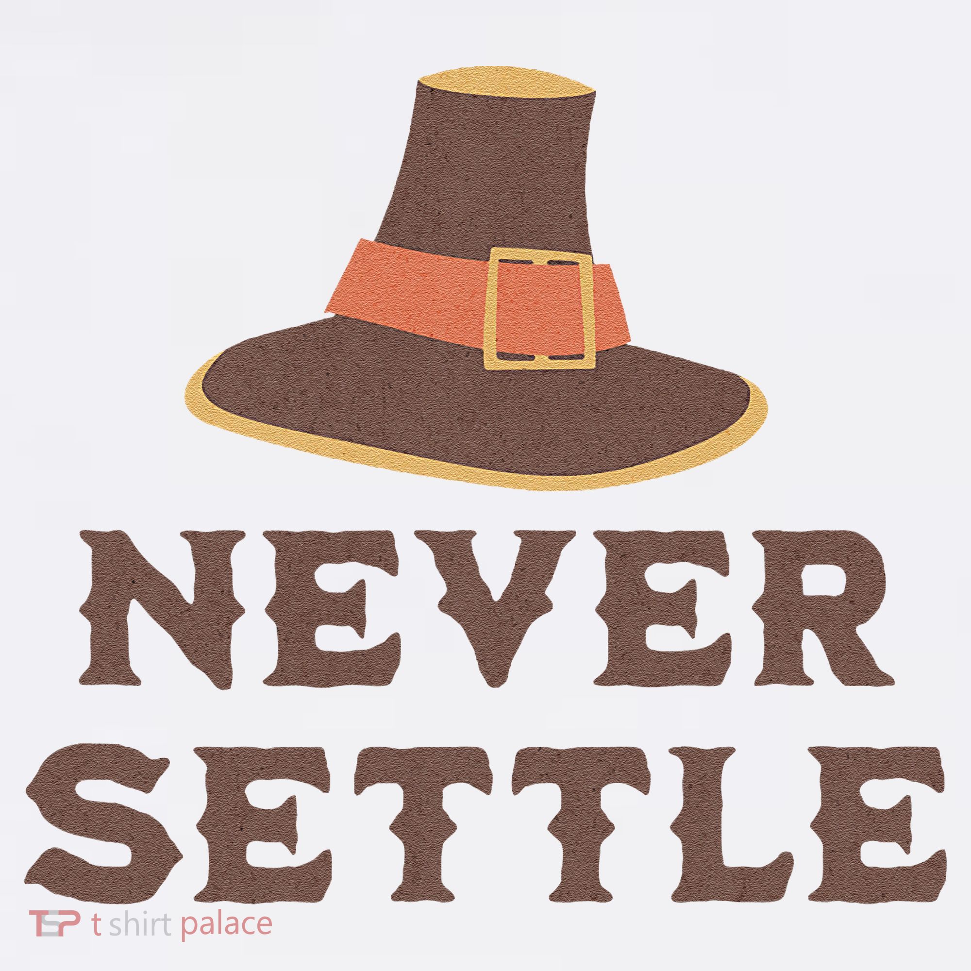 Never Settle Funny Thanksgiving Pilgrim Visor