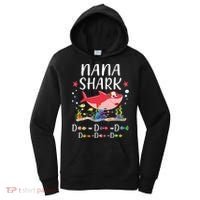 Nana Shark, Funny Mother's Day Floral Gift Women's Hoodie thumb 0