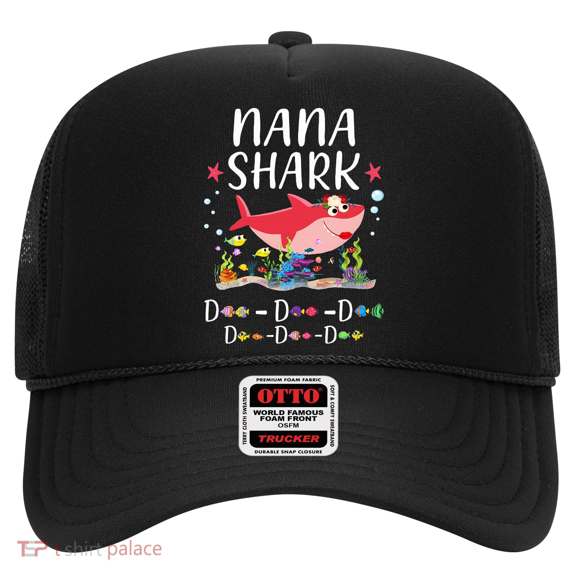 Nana Shark, Funny Mother's Day Floral Gift Hat