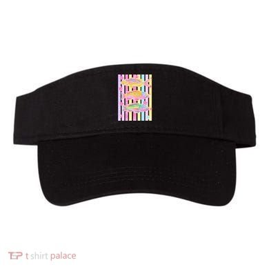 Neon Striped Fish Summer Beach Vibes Visor