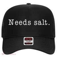 Needs Salt Gift Funny Cooking Baking Foodie Gift Hat thumb 0
