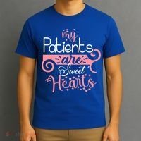 Nursing Student Gift My Patients Are My Valentines Funny Nurse Gift T-Shirt thumb 3