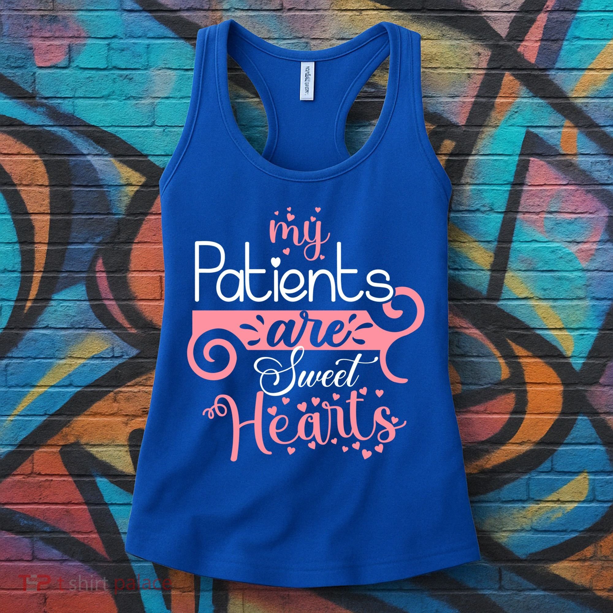 Nursing Student Gift My Patients Are My Valentines Funny Nurse Gift Women's Tank Top