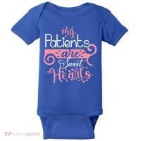 Nursing Student Gift My Patients Are My Valentines Funny Nurse Gift Baby Bodysuit thumb 0