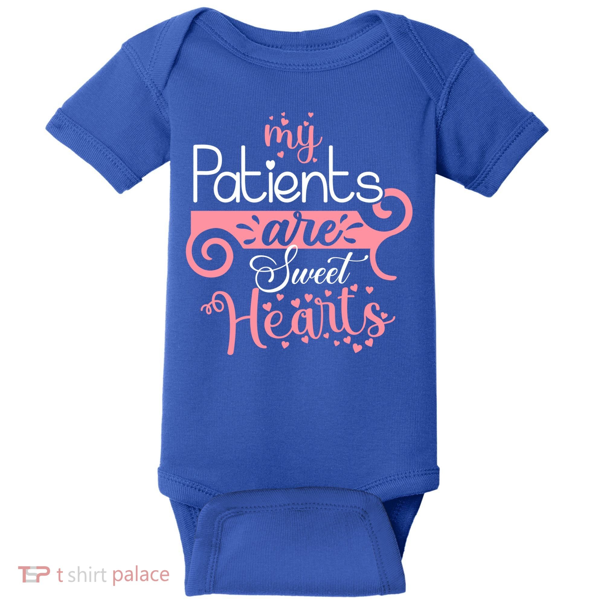 Nursing Student Gift My Patients Are My Valentines Funny Nurse Gift Baby Bodysuit