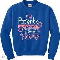 Nursing Student Gift My Patients Are My Valentines Funny Nurse Gift Kids Sweatshirt thumb 0