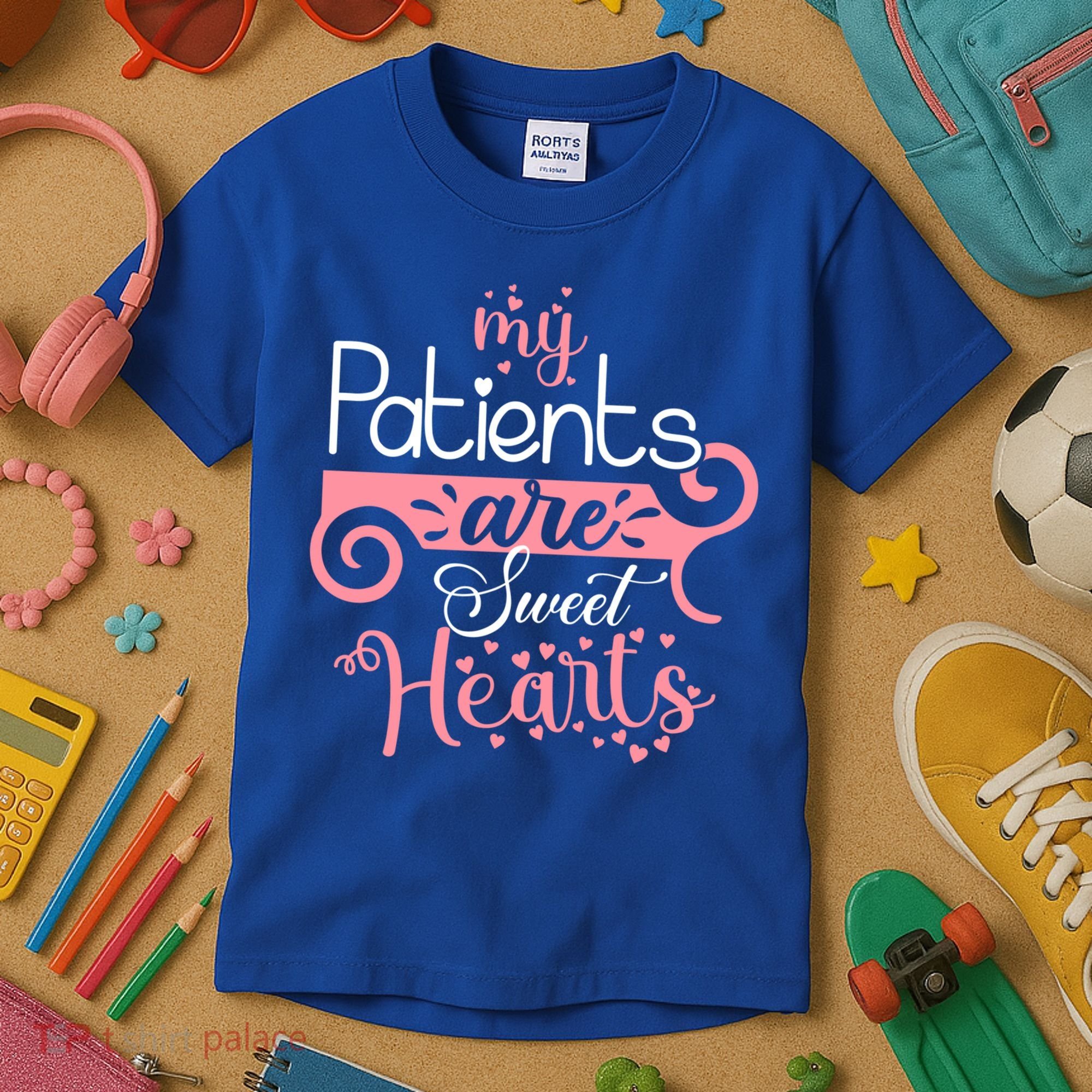 Nursing Student Gift My Patients Are My Valentines Funny Nurse Gift Kids T-Shirt