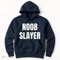 Noob Slayer Gamer Video Games Hoodie thumb 0