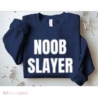 Noob Slayer Gamer Video Games Sweatshirt thumb 2