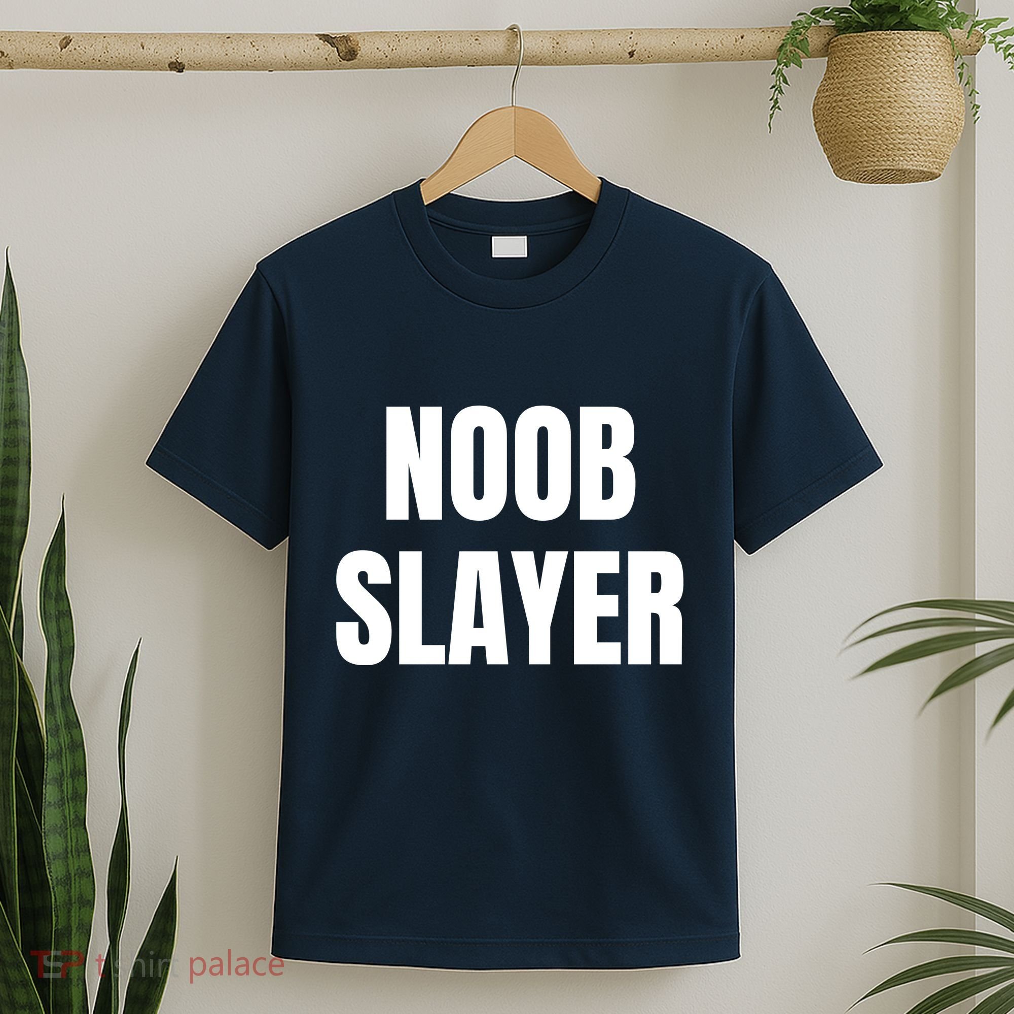 Noob Slayer Gamer Video Games T-Shirt