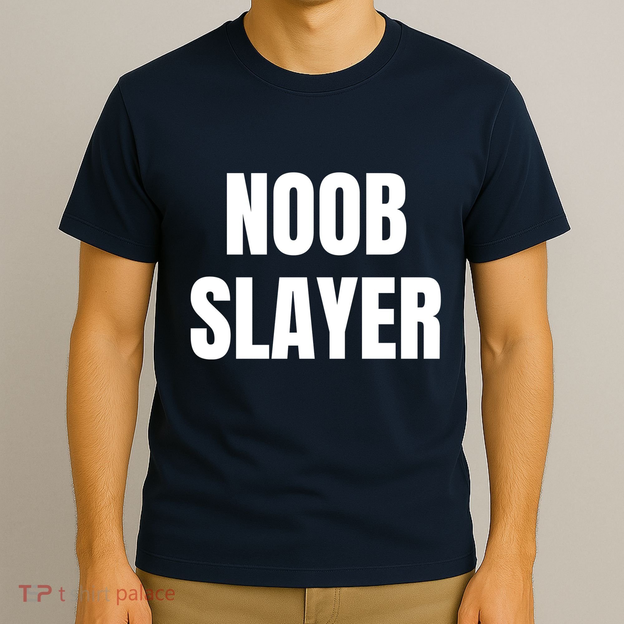 Noob Slayer Gamer Video Games T-Shirt