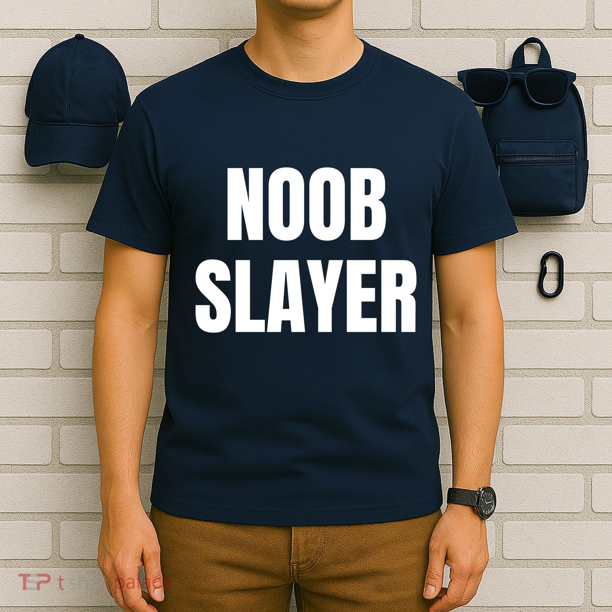 Noob Slayer Gamer Video Games T-Shirt