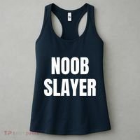 Noob Slayer Gamer Video Games Women's Tank Top thumb 3