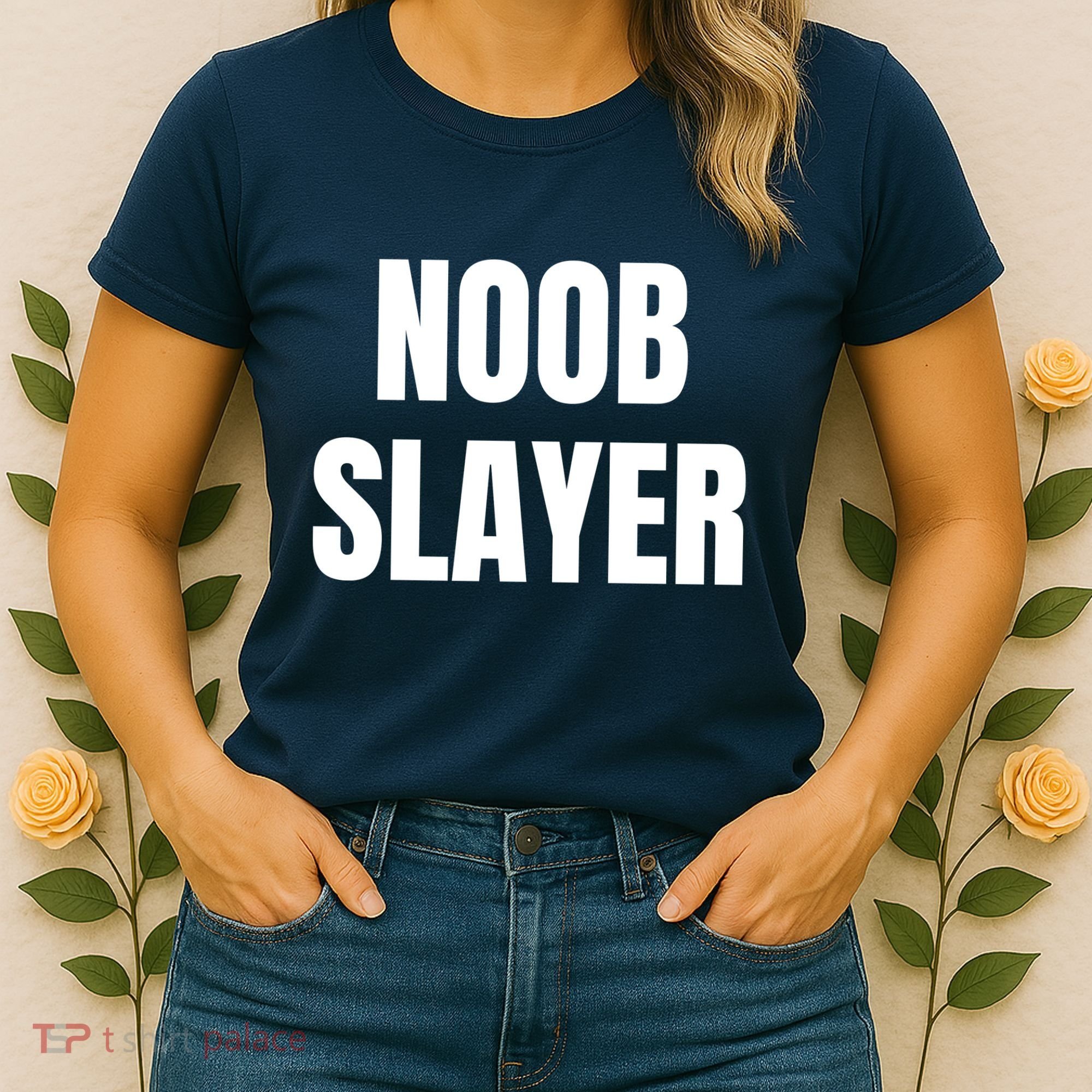Noob Slayer Gamer Video Games Women's T-Shirt