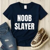 Noob Slayer Gamer Video Games Women's T-Shirt thumb 3