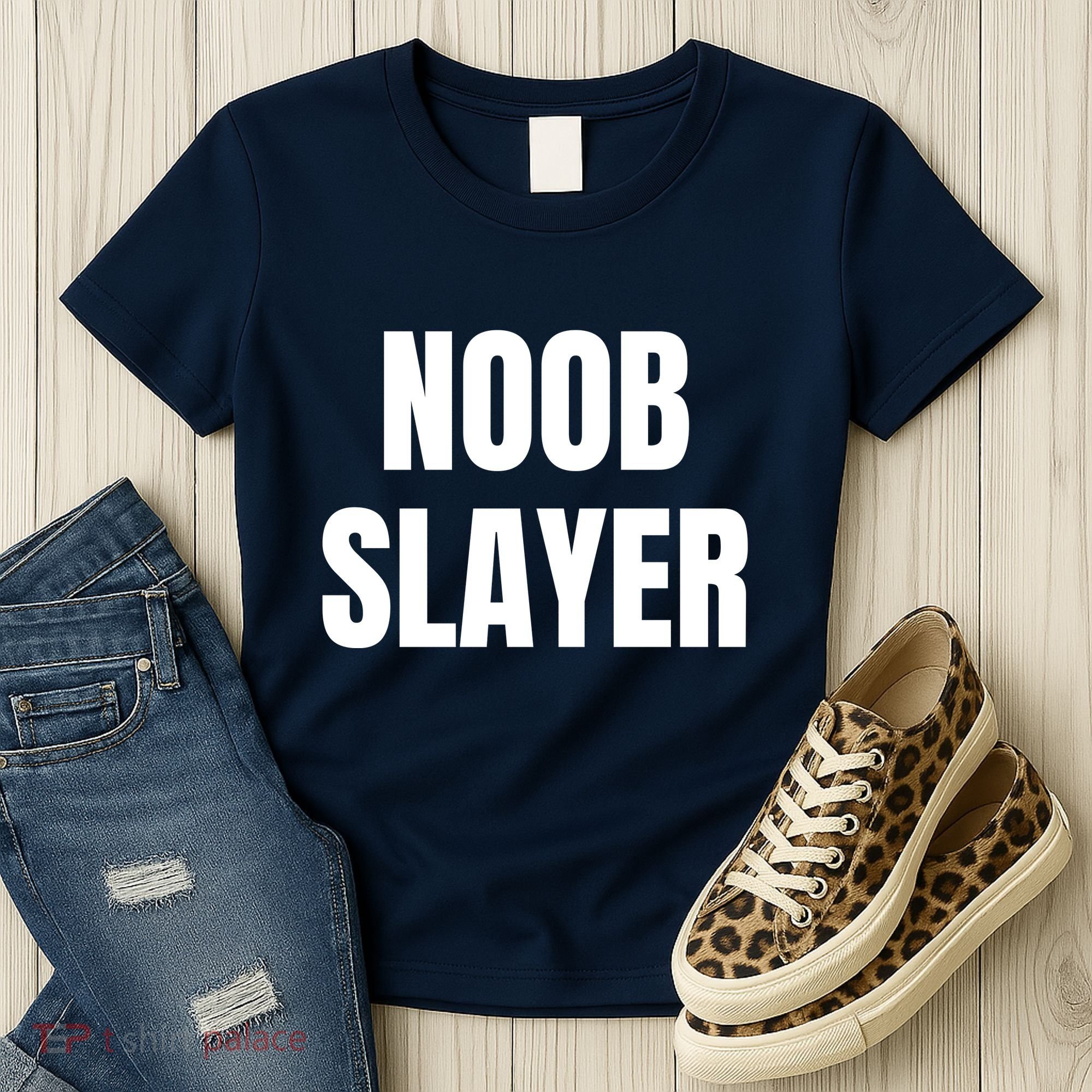 Noob Slayer Gamer Video Games Women's T-Shirt
