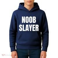 Noob Slayer Gamer Video Games Kids Hoodie thumb 4