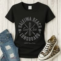 North Shore Haleiwa Beach Surf Shop Women's T-Shirt thumb 3