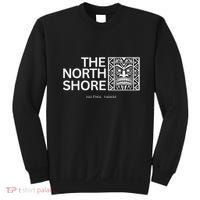 North Shore Hawaii Tiki Mask Surfing Vacation Sweatshirt thumb 0