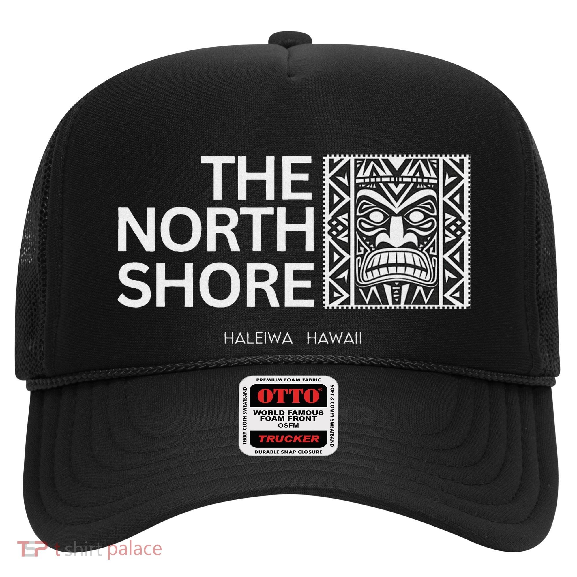 North Shore Hawaii Tiki Mask Surfing Vacation Hat