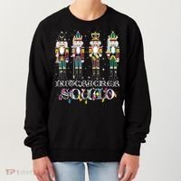 Nutcracker Squad Holiday Ballet Dance Funny Christmas Women's Sweatshirt thumb 0