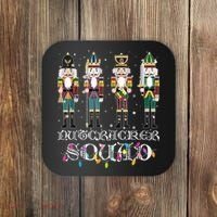 Nutcracker Squad Holiday Ballet Dance Funny Christmas Coaster thumb 0