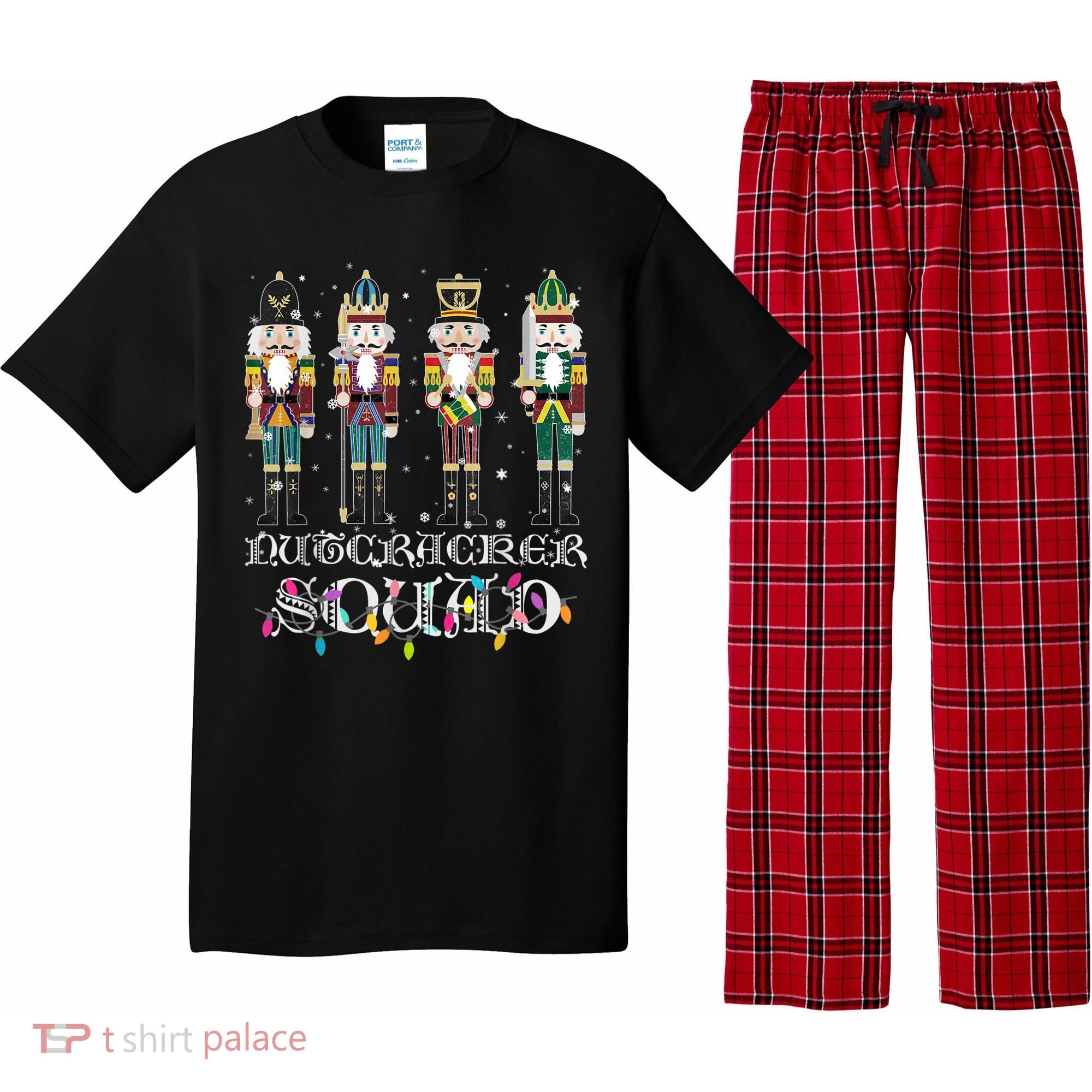 Nutcracker Squad Holiday Ballet Dance Funny Christmas Pajama Set