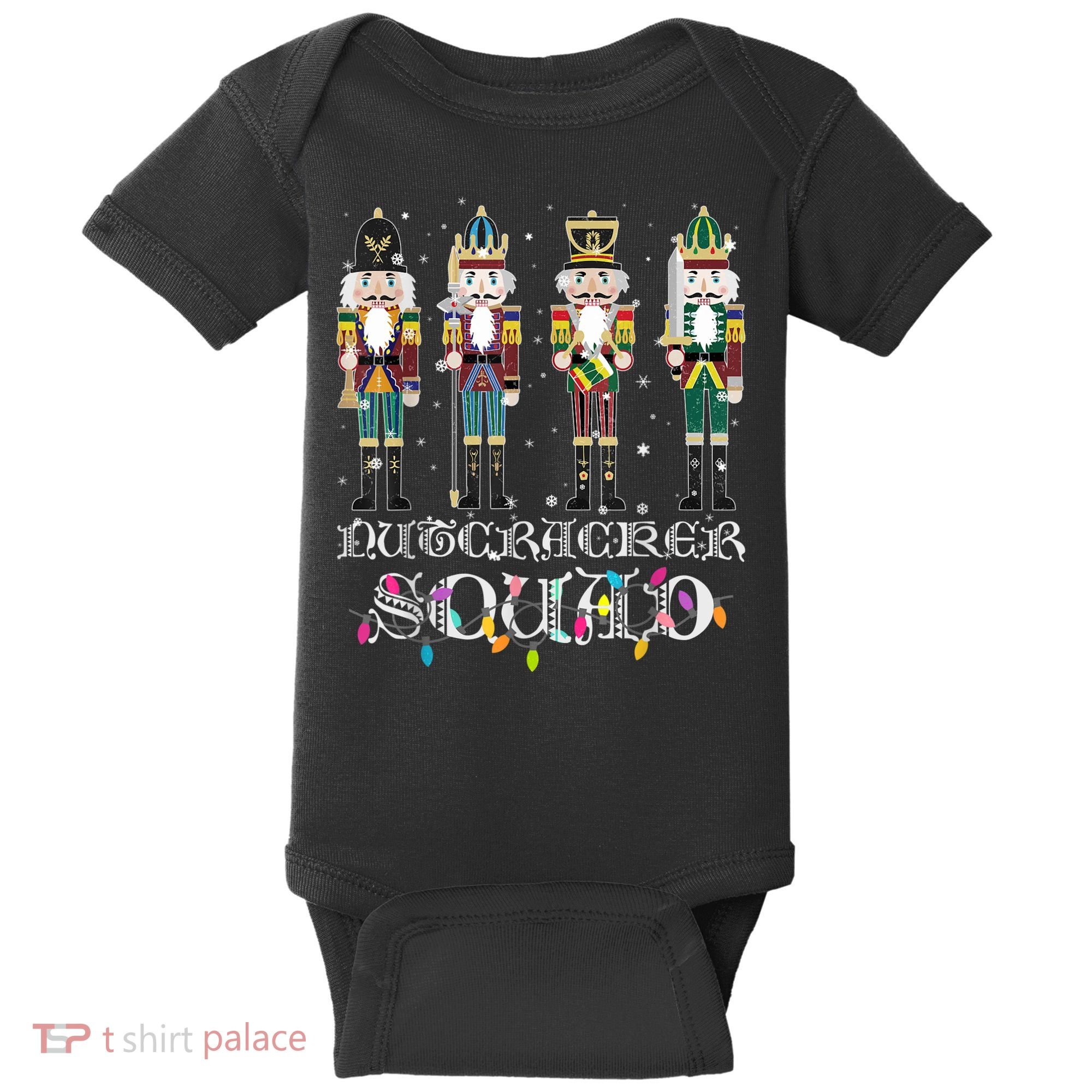 Nutcracker Squad Holiday Ballet Dance Funny Christmas Baby Bodysuit