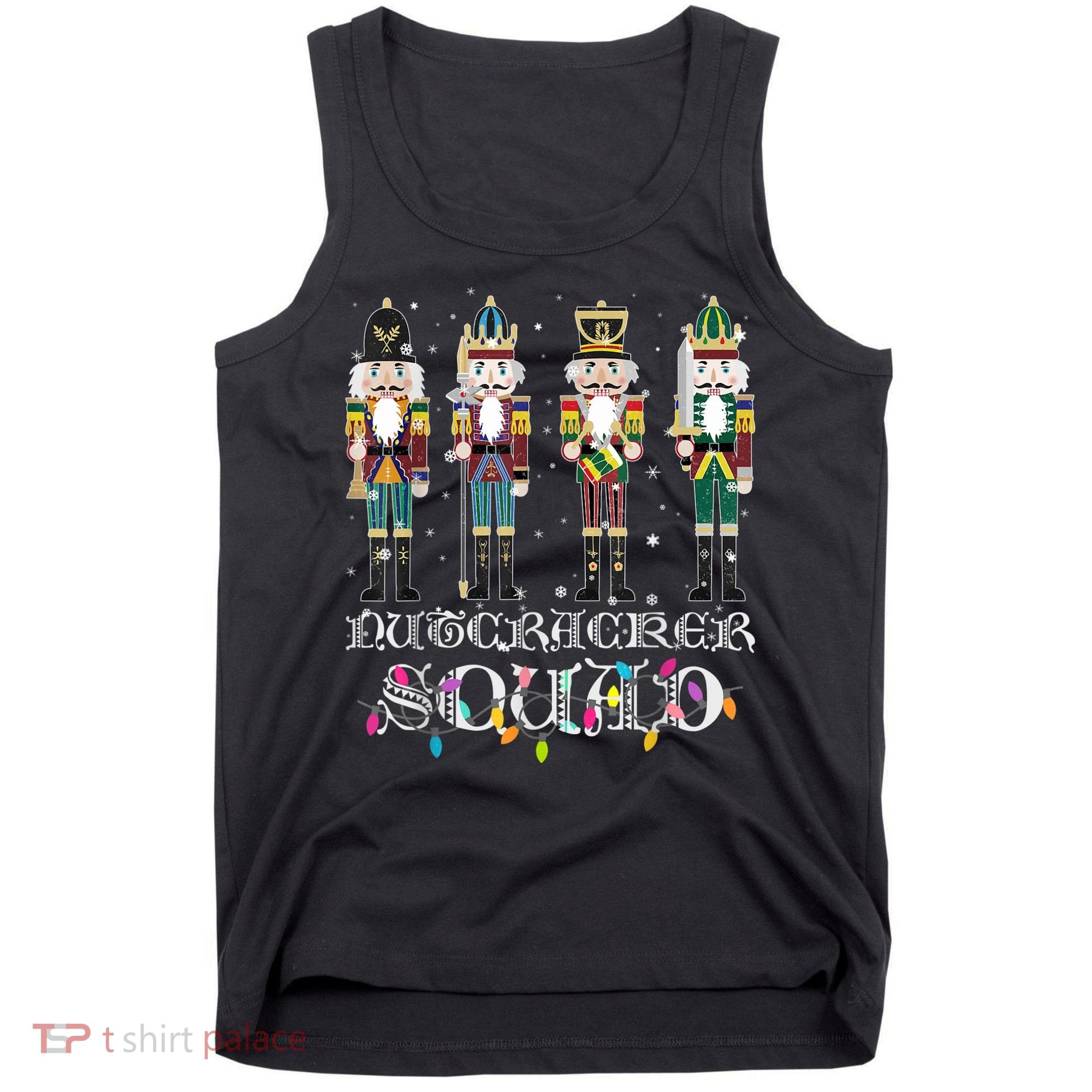 Nutcracker Squad Holiday Ballet Dance Funny Christmas Tank Top