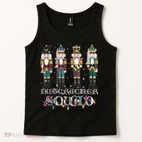 Nutcracker Squad Holiday Ballet Dance Funny Christmas Tank Top thumb 2