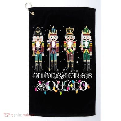 Nutcracker Squad Holiday Ballet Dance Funny Christmas Golf Towel