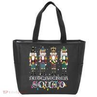 Nutcracker Squad Holiday Ballet Dance Funny Christmas Tote Bag thumb 0