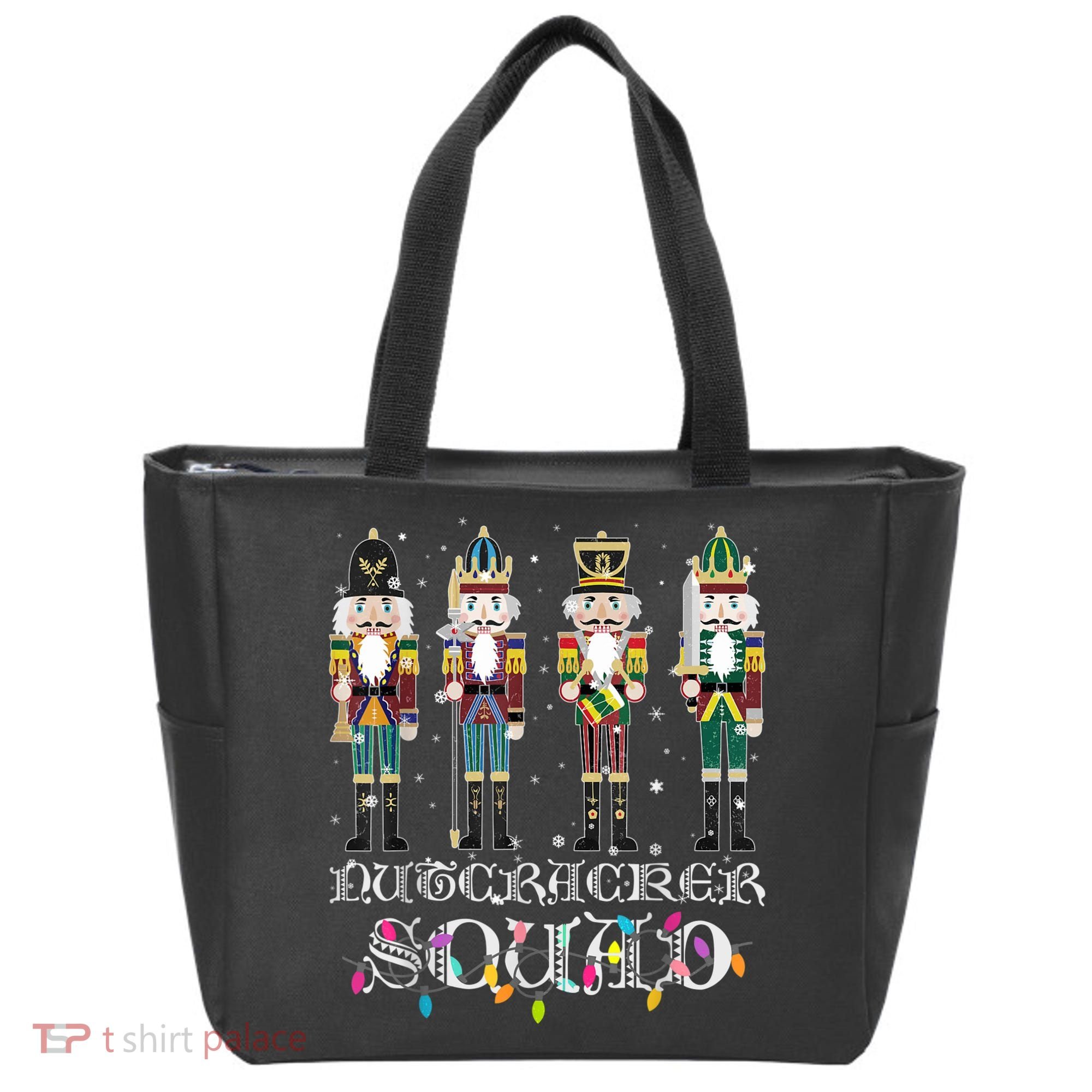 Nutcracker Squad Holiday Ballet Dance Funny Christmas Tote Bag