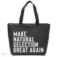 Natural Selection Humorous Funny Memes Humor Sarcastic Gift Tote Bag thumb 0