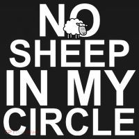 No Sheep In My Circle Button thumb 1