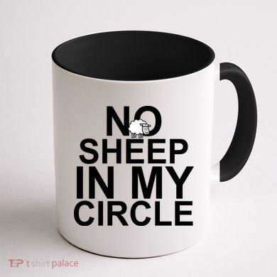 No Sheep In My Circle Coffee Mug back