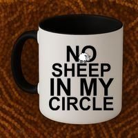 No Sheep In My Circle Coffee Mug thumb 2