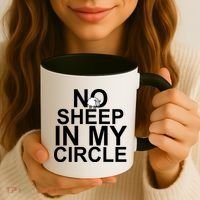 No Sheep In My Circle Coffee Mug thumb 3