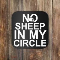 No Sheep In My Circle Coaster thumb 0