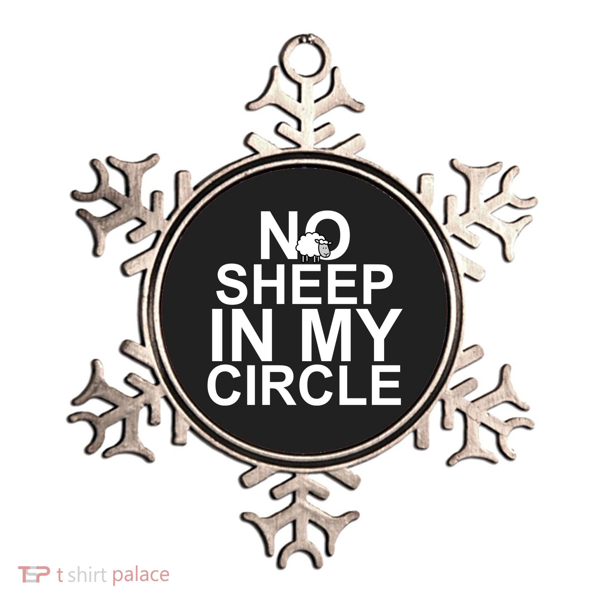 No Sheep In My Circle Ornament