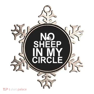 No Sheep In My Circle Ornament
