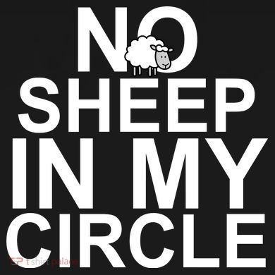 No Sheep In My Circle Women's Perfect Tri Rocker Tank