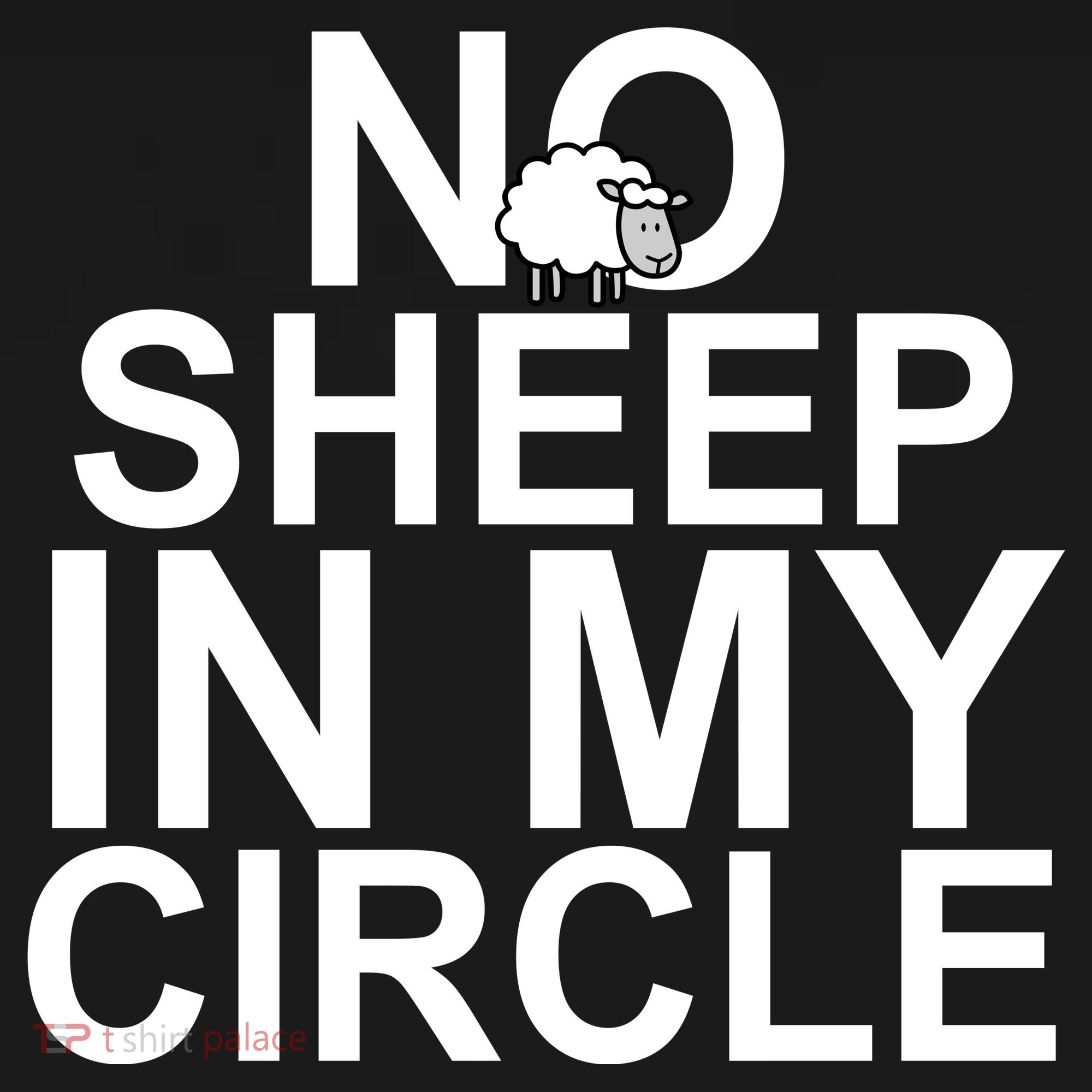 No Sheep In My Circle Kids Long Sleeve Shirt